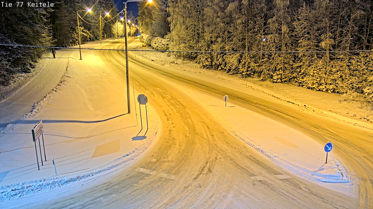 Weather Camera Image Road 77 Keitele, Keitele, Pohjois-Savo