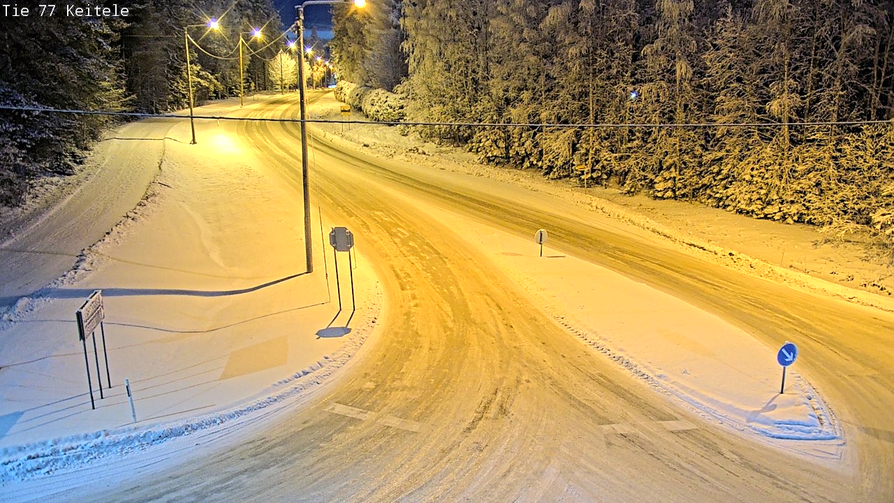 Weather Camera Image Road 77 Keitele, Keitele, Pohjois-Savo