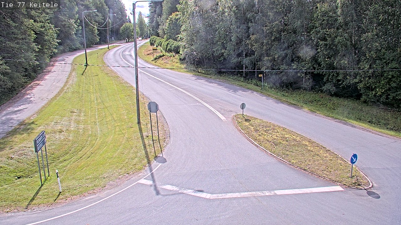 Weather Camera Image Väg 77 Keitele, Keitele, Pohjois-Savo