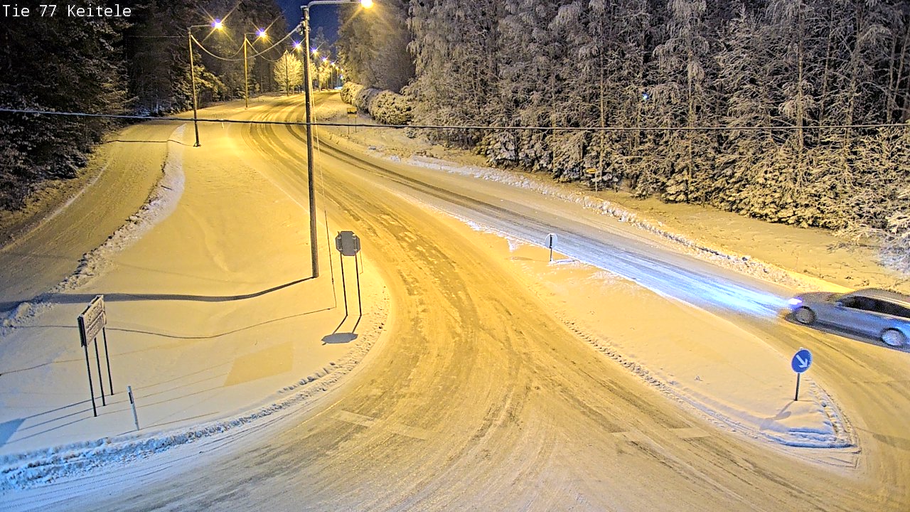 Weather Camera Image Väg 77 Keitele, Keitele, Pohjois-Savo