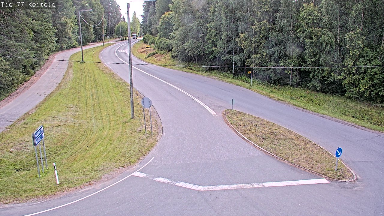 Weather Camera Image Väg 77 Keitele, Keitele, Pohjois-Savo