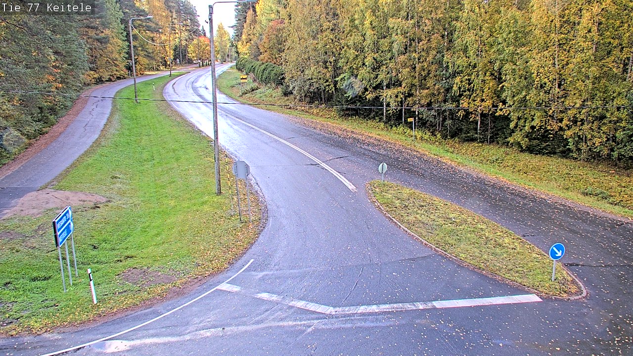 Weather Camera Image Road 77 Keitele, Keitele, Pohjois-Savo