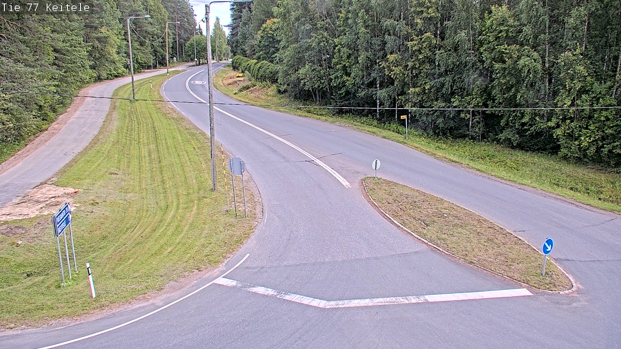Weather Camera Image Väg 77 Keitele, Keitele, Pohjois-Savo