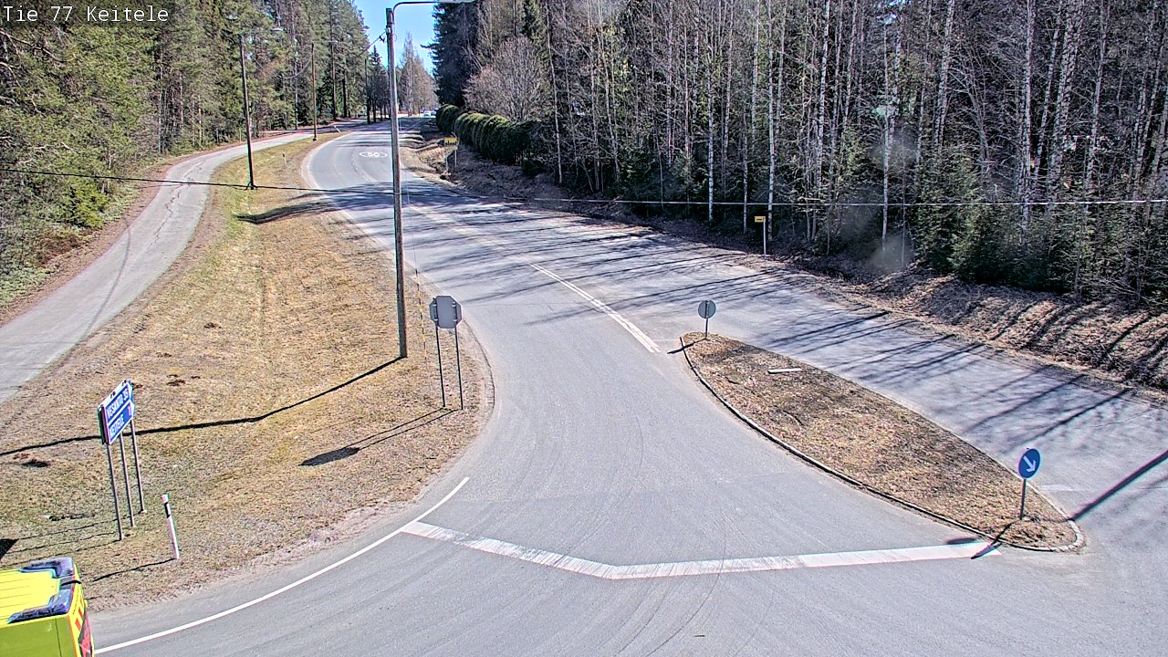 Weather Camera Image Road 77 Keitele, Keitele, Pohjois-Savo
