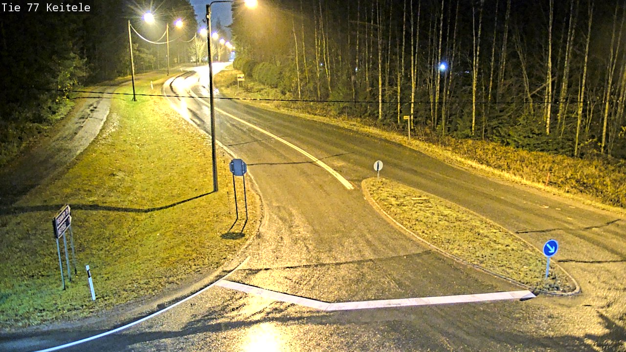 Weather Camera Image Väg 77 Keitele, Keitele, Pohjois-Savo