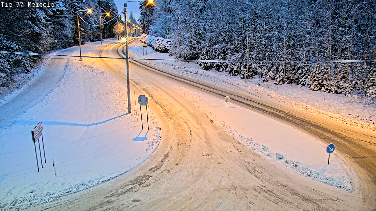 Kelikamerat Kuva Tie 77 Keitele, Keitele, Pohjois-Savo