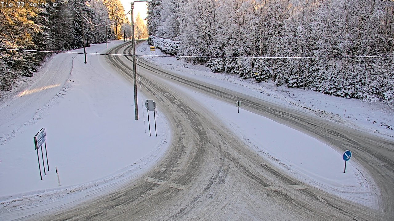 Weather Camera Image Väg 77 Keitele, Keitele, Pohjois-Savo