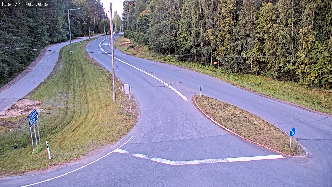 Weather Camera Image Väg 77 Keitele, Keitele, Pohjois-Savo