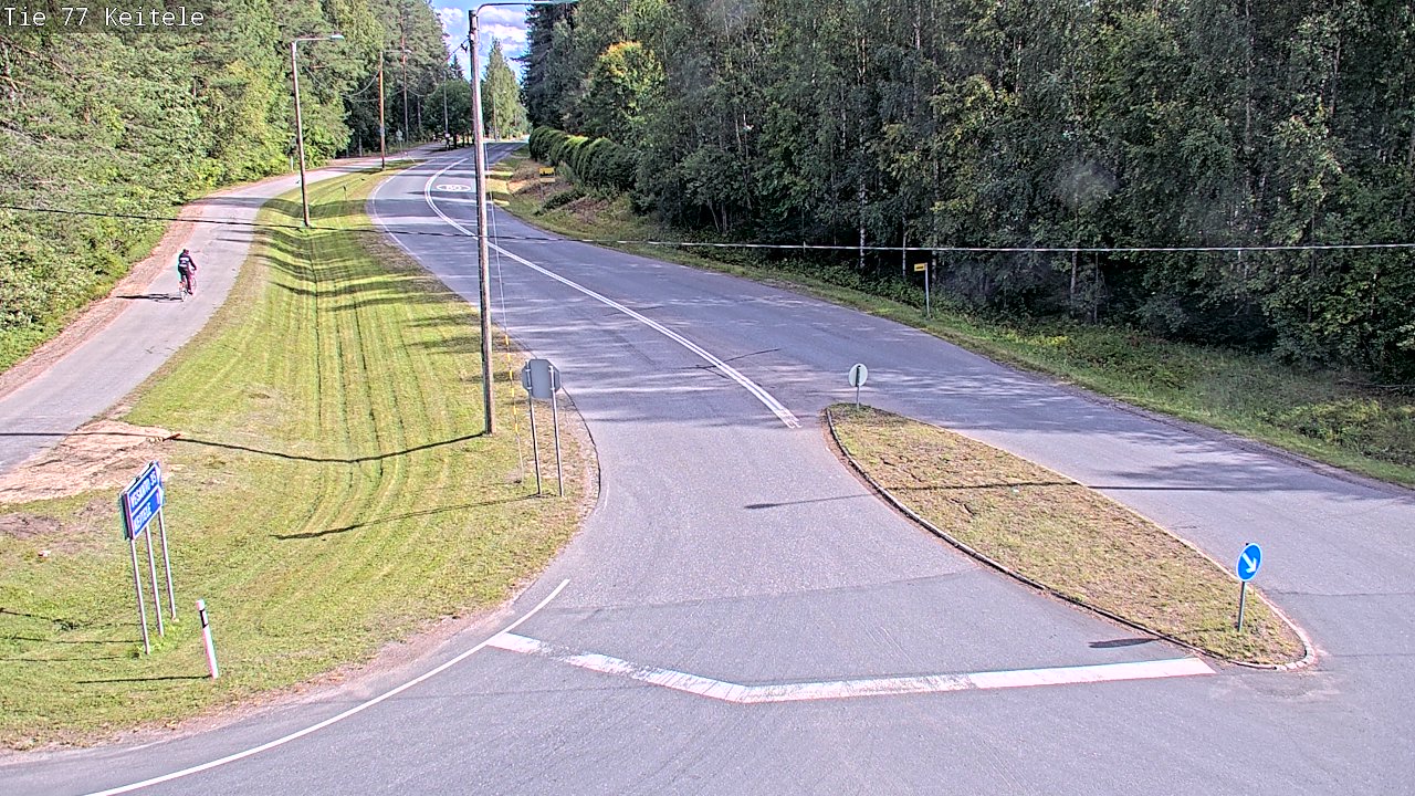 Weather Camera Image Väg 77 Keitele, Keitele, Pohjois-Savo