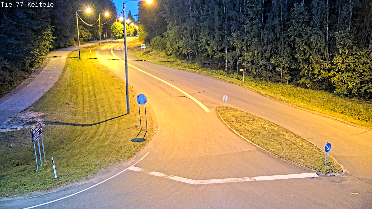 Weather Camera Image Väg 77 Keitele, Keitele, Pohjois-Savo