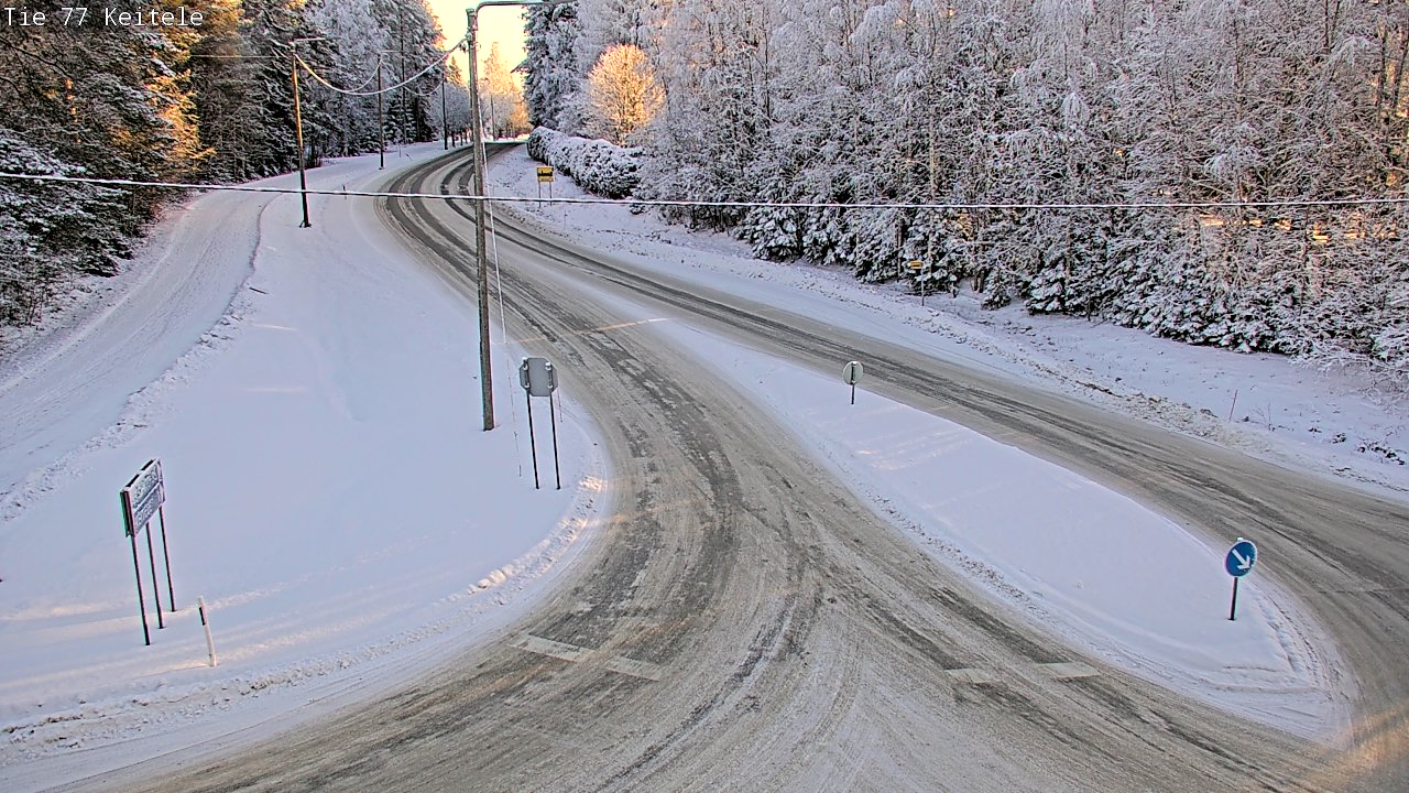 Weather Camera Image Väg 77 Keitele, Keitele, Pohjois-Savo