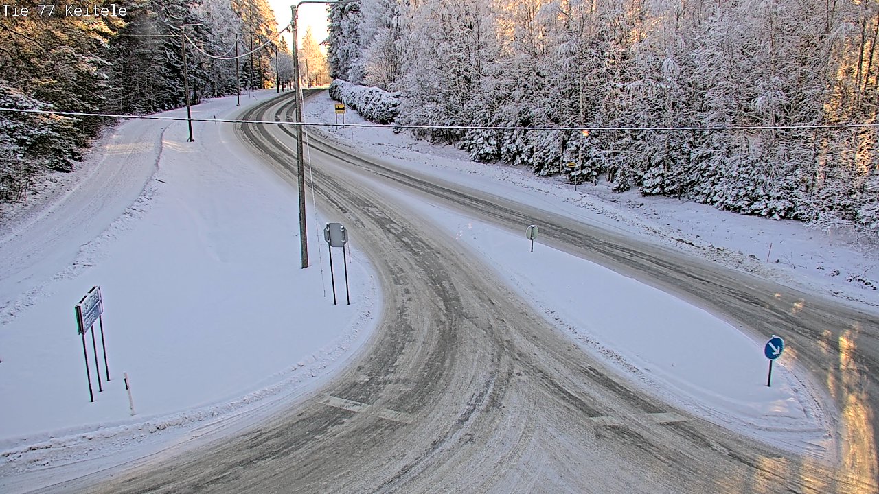 Weather Camera Image Väg 77 Keitele, Keitele, Pohjois-Savo