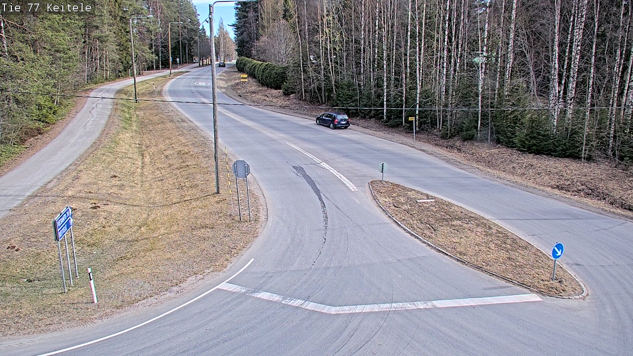 Weather Camera Image Road 77 Keitele, Keitele, Pohjois-Savo