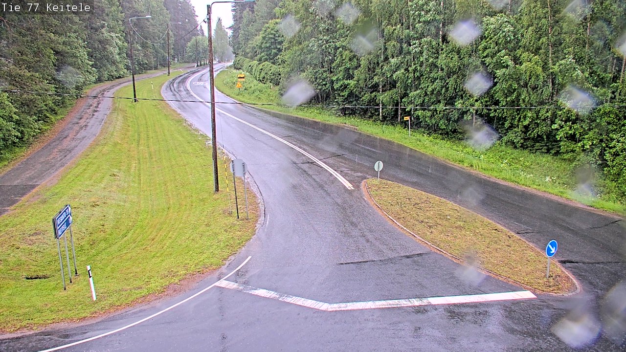 Weather Camera Image Road 77 Keitele, Keitele, Pohjois-Savo