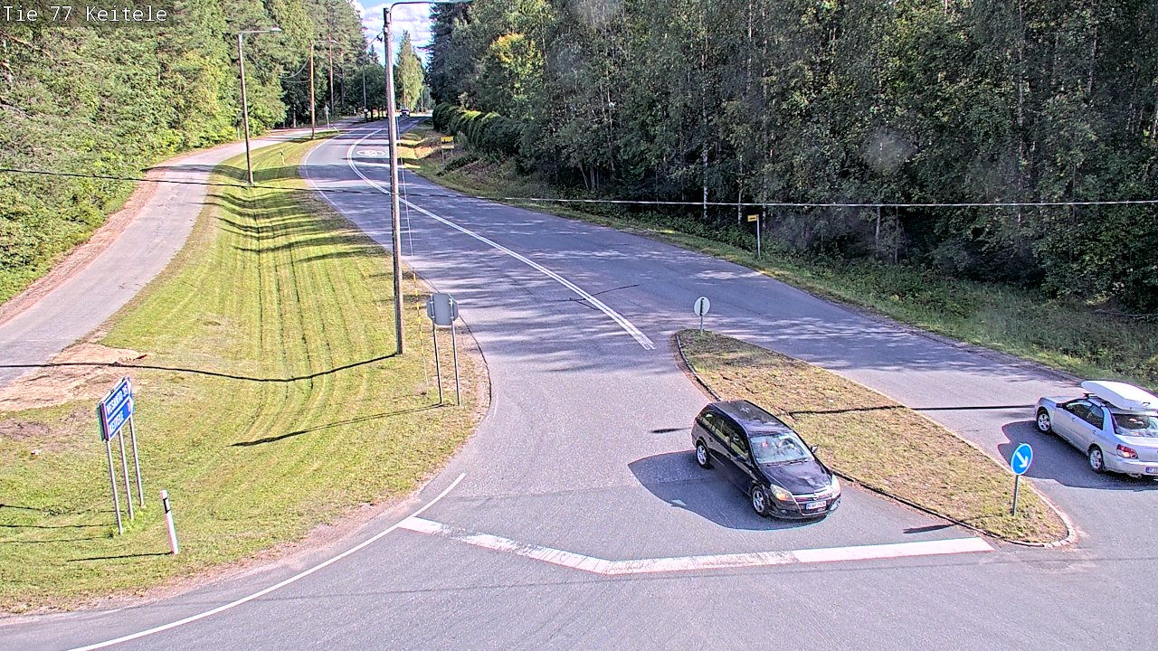 Weather Camera Image Väg 77 Keitele, Keitele, Pohjois-Savo