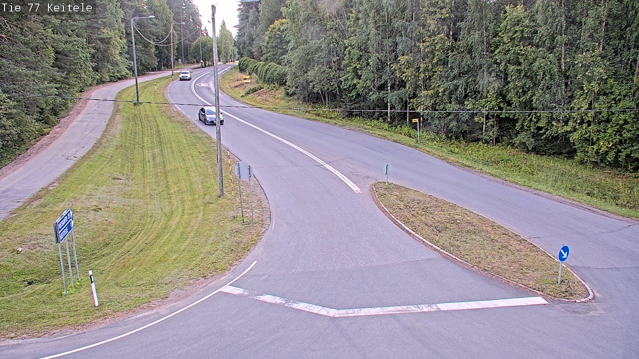 Weather Camera Image Väg 77 Keitele, Keitele, Pohjois-Savo