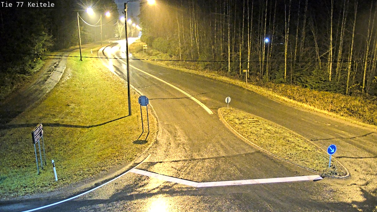 Weather Camera Image Väg 77 Keitele, Keitele, Pohjois-Savo