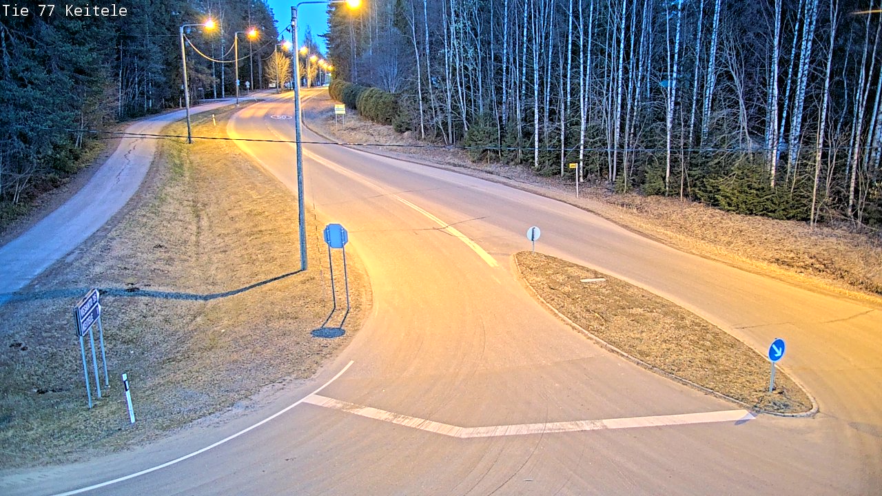 Weather Camera Image Road 77 Keitele, Keitele, Pohjois-Savo