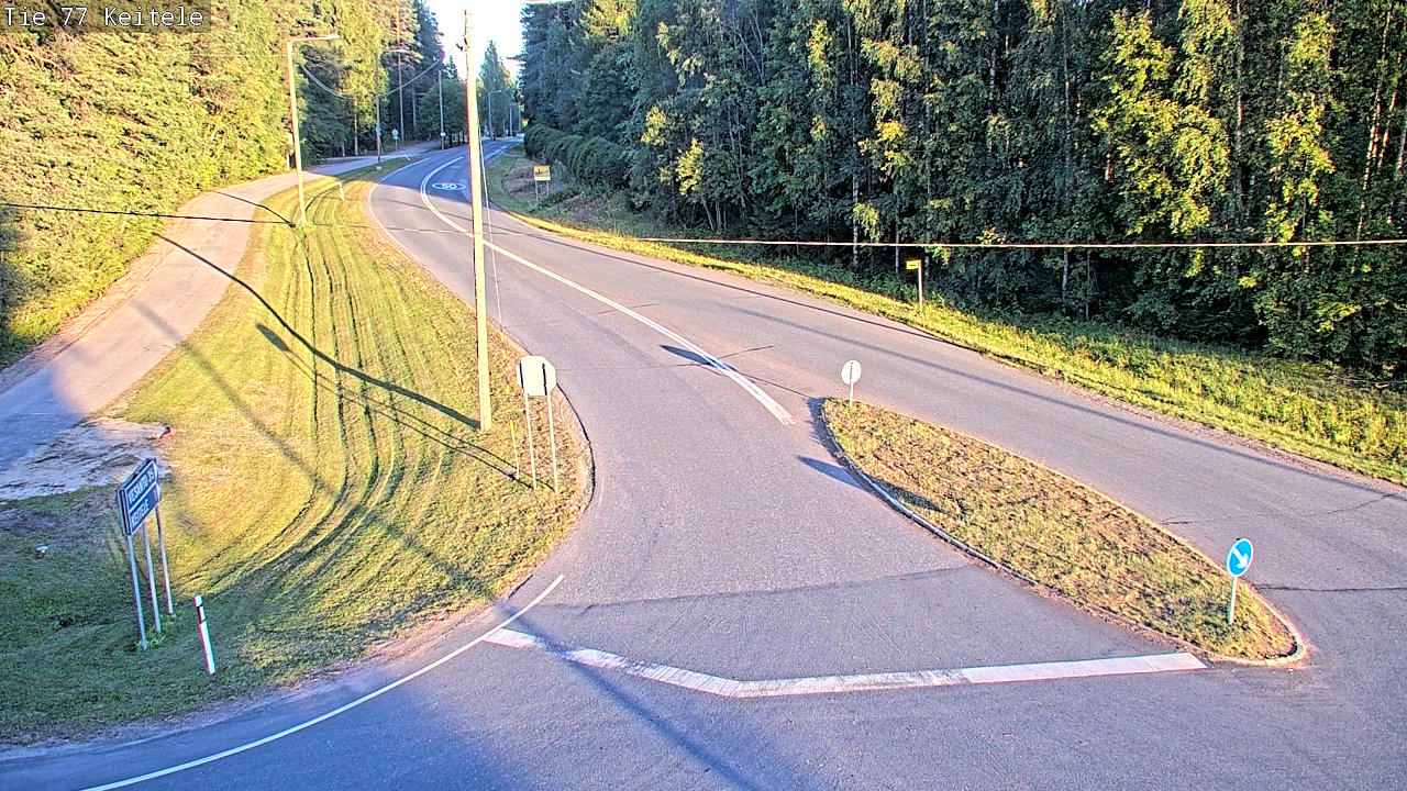 Weather Camera Image Väg 77 Keitele, Keitele, Pohjois-Savo