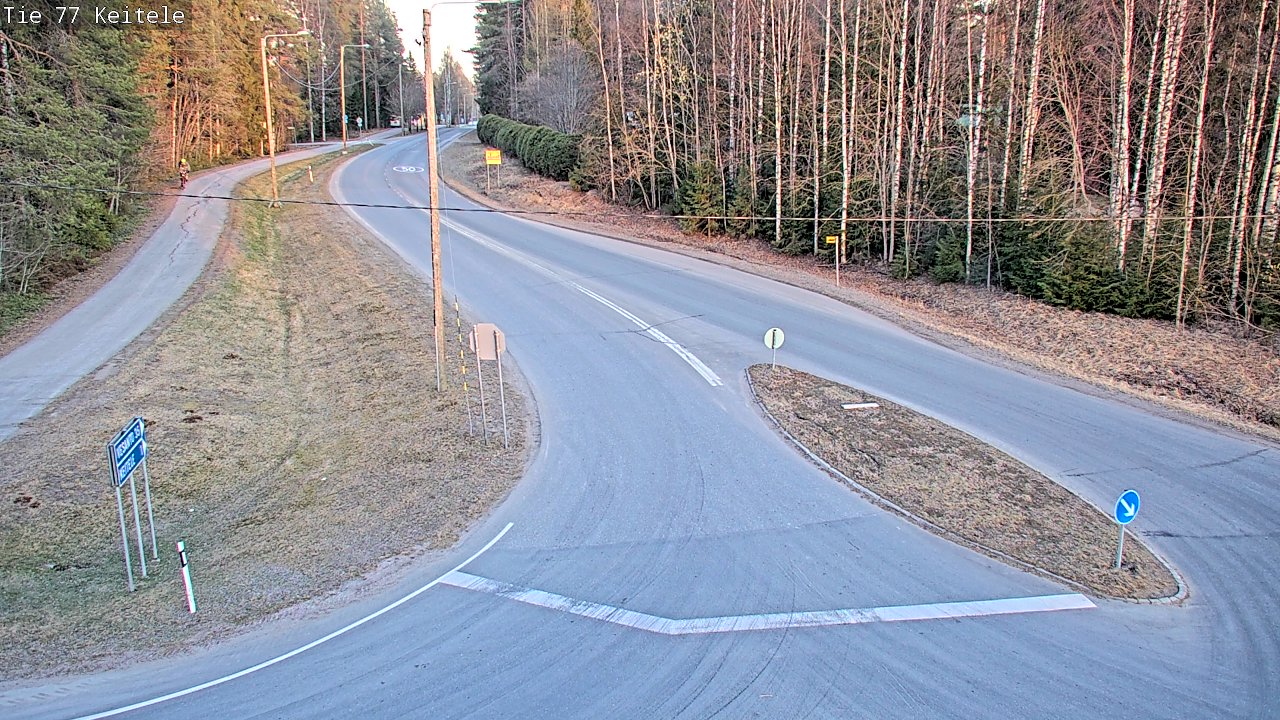 Weather Camera Image Road 77 Keitele, Keitele, Pohjois-Savo