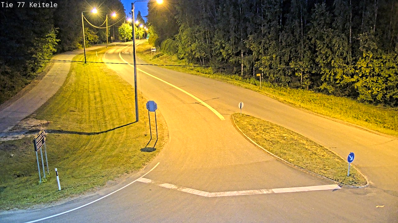 Weather Camera Image Väg 77 Keitele, Keitele, Pohjois-Savo