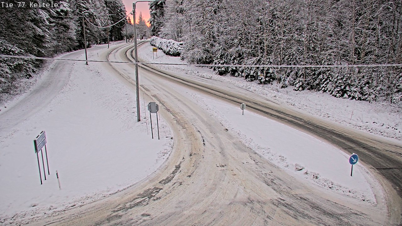 Kelikamerat Kuva Tie 77 Keitele, Keitele, Pohjois-Savo