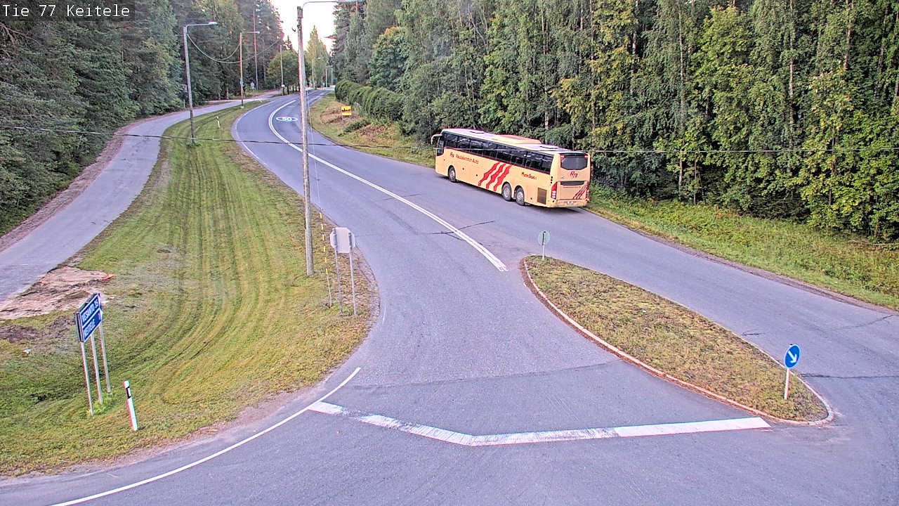 Weather Camera Image Väg 77 Keitele, Keitele, Pohjois-Savo