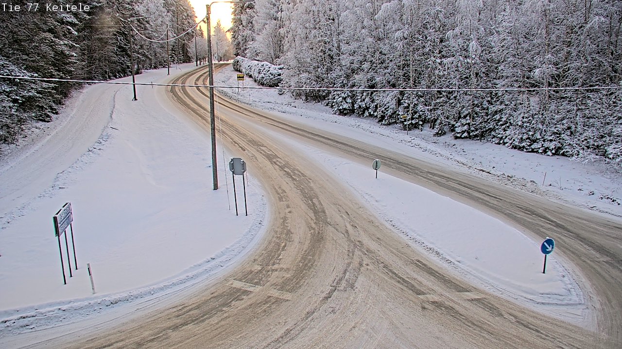 Weather Camera Image Väg 77 Keitele, Keitele, Pohjois-Savo