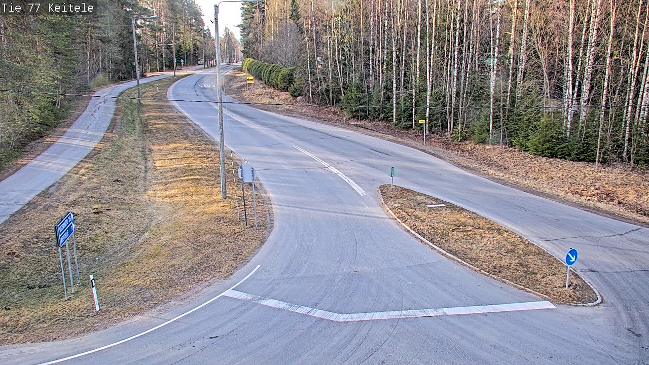 Weather Camera Image Road 77 Keitele, Keitele, Pohjois-Savo
