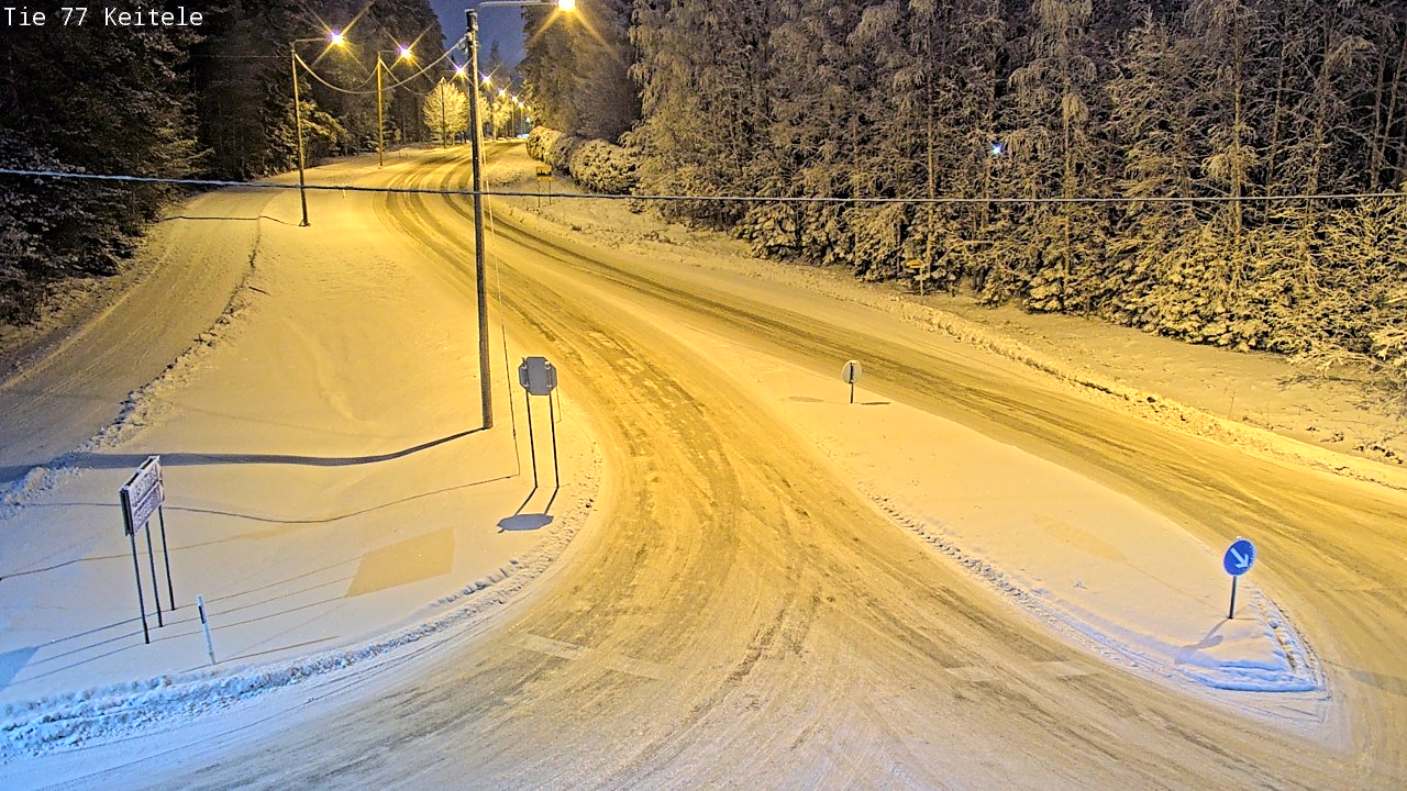 Weather Camera Image Väg 77 Keitele, Keitele, Pohjois-Savo