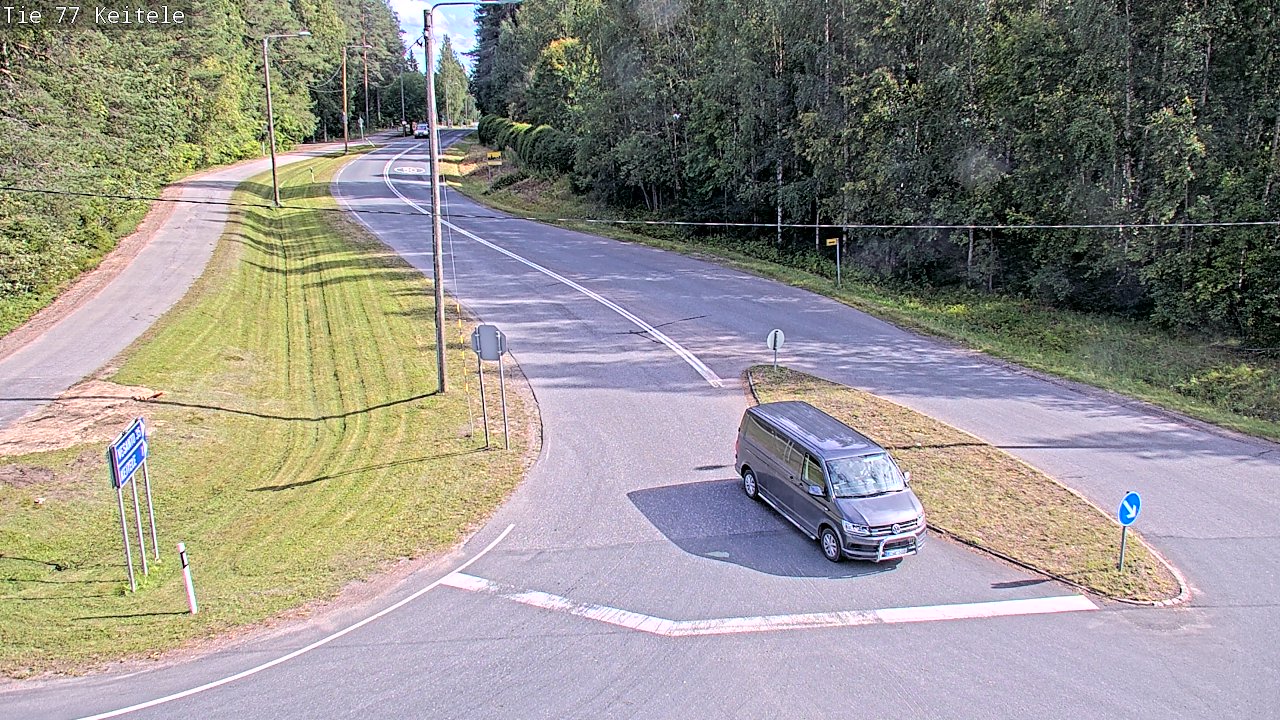 Weather Camera Image Väg 77 Keitele, Keitele, Pohjois-Savo