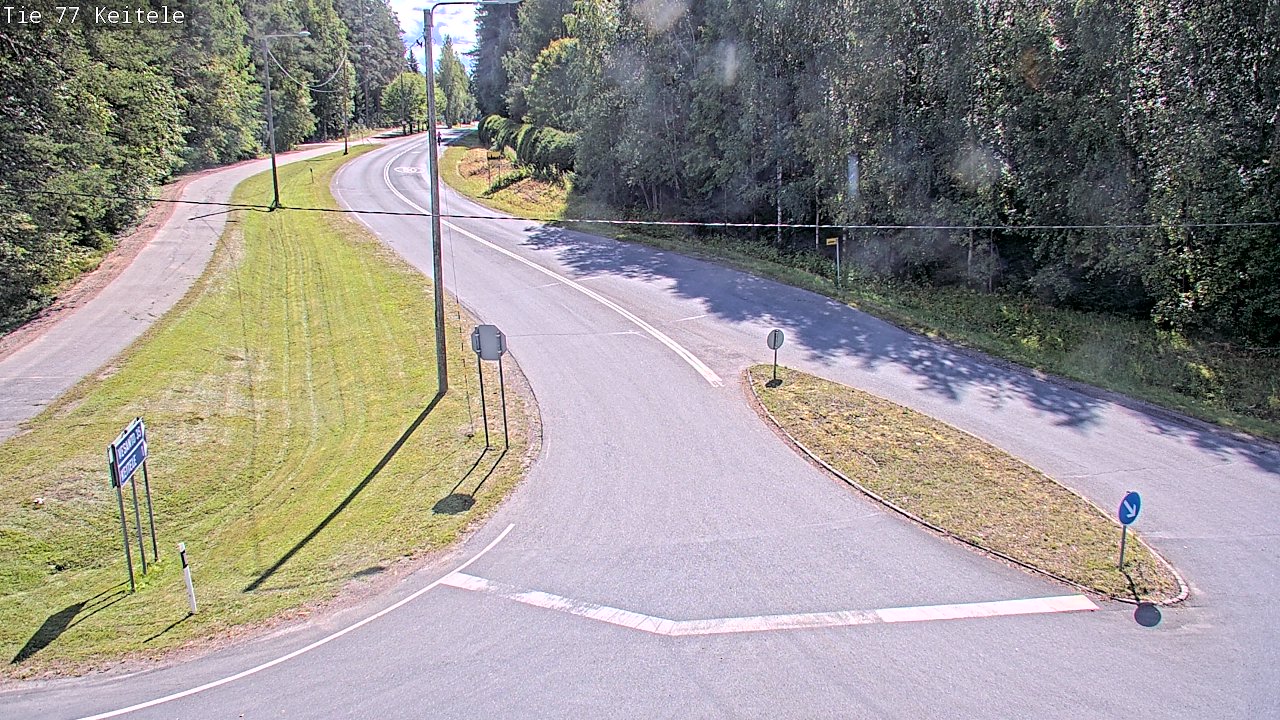 Weather Camera Image Väg 77 Keitele, Keitele, Pohjois-Savo