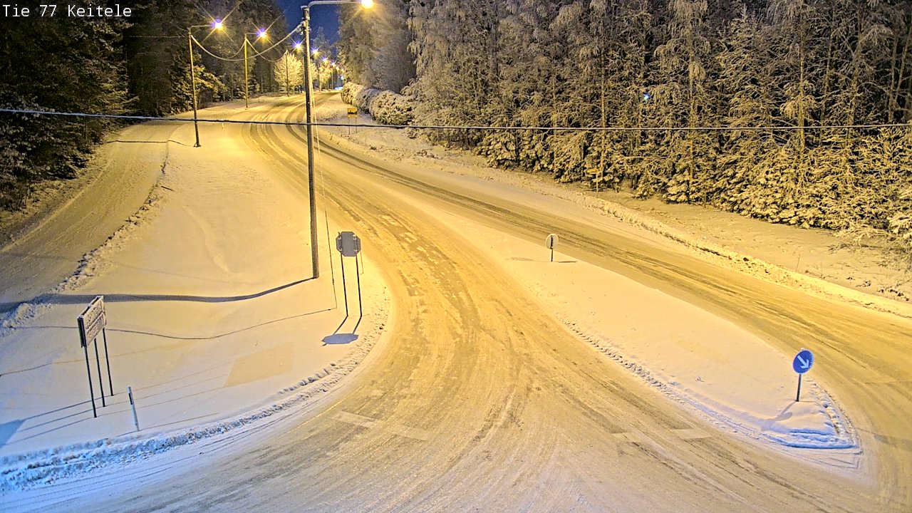 Weather Camera Image Väg 77 Keitele, Keitele, Pohjois-Savo