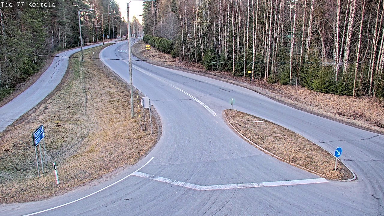 Weather Camera Image Road 77 Keitele, Keitele, Pohjois-Savo