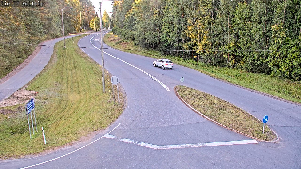 Weather Camera Image Väg 77 Keitele, Keitele, Pohjois-Savo