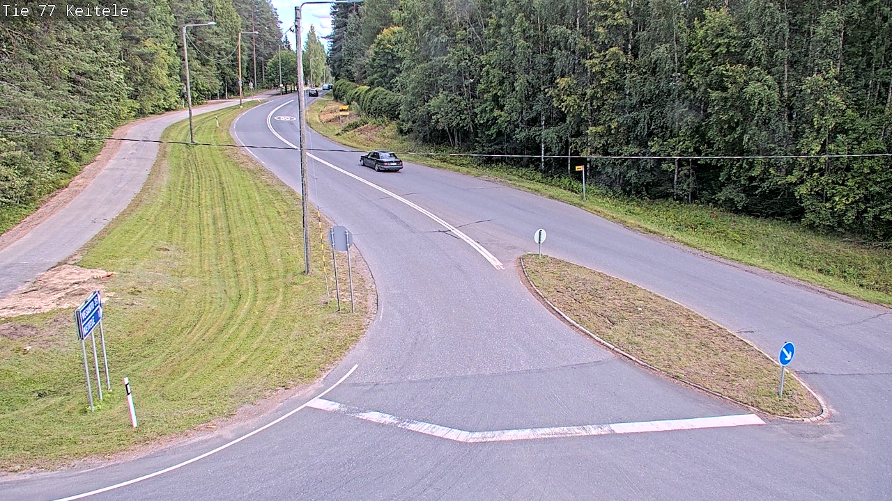 Weather Camera Image Väg 77 Keitele, Keitele, Pohjois-Savo