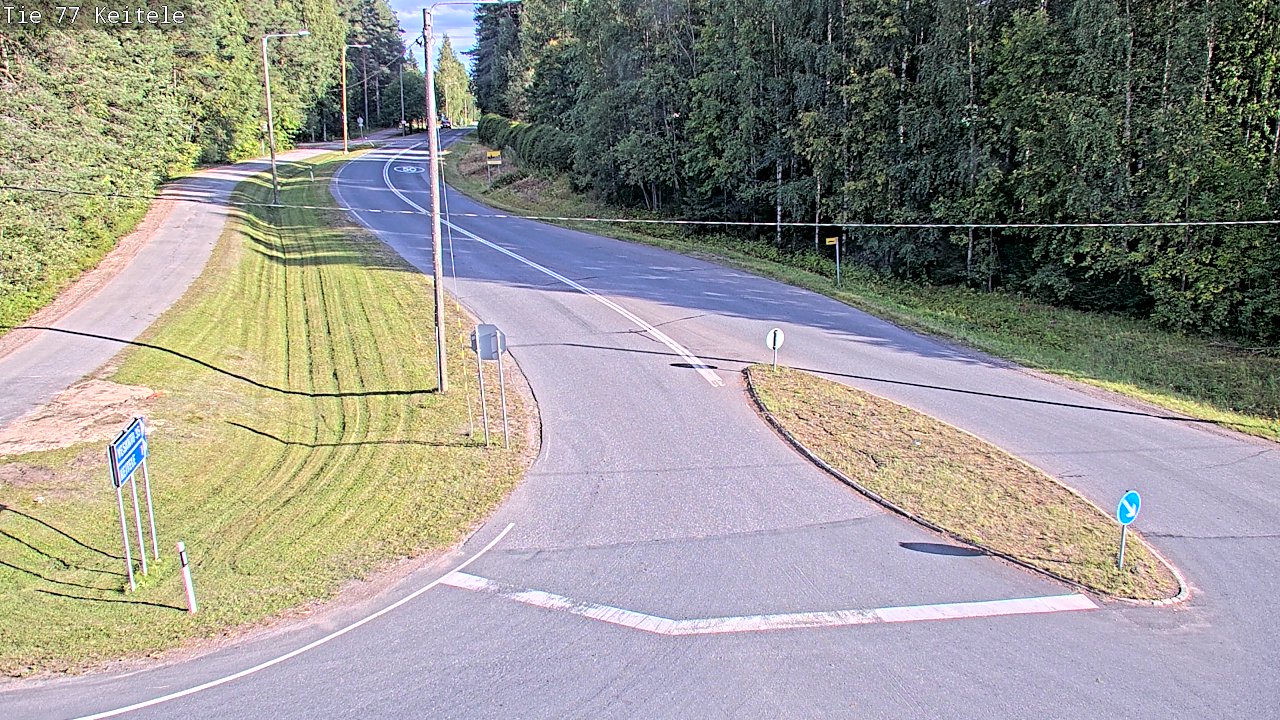 Weather Camera Image Väg 77 Keitele, Keitele, Pohjois-Savo