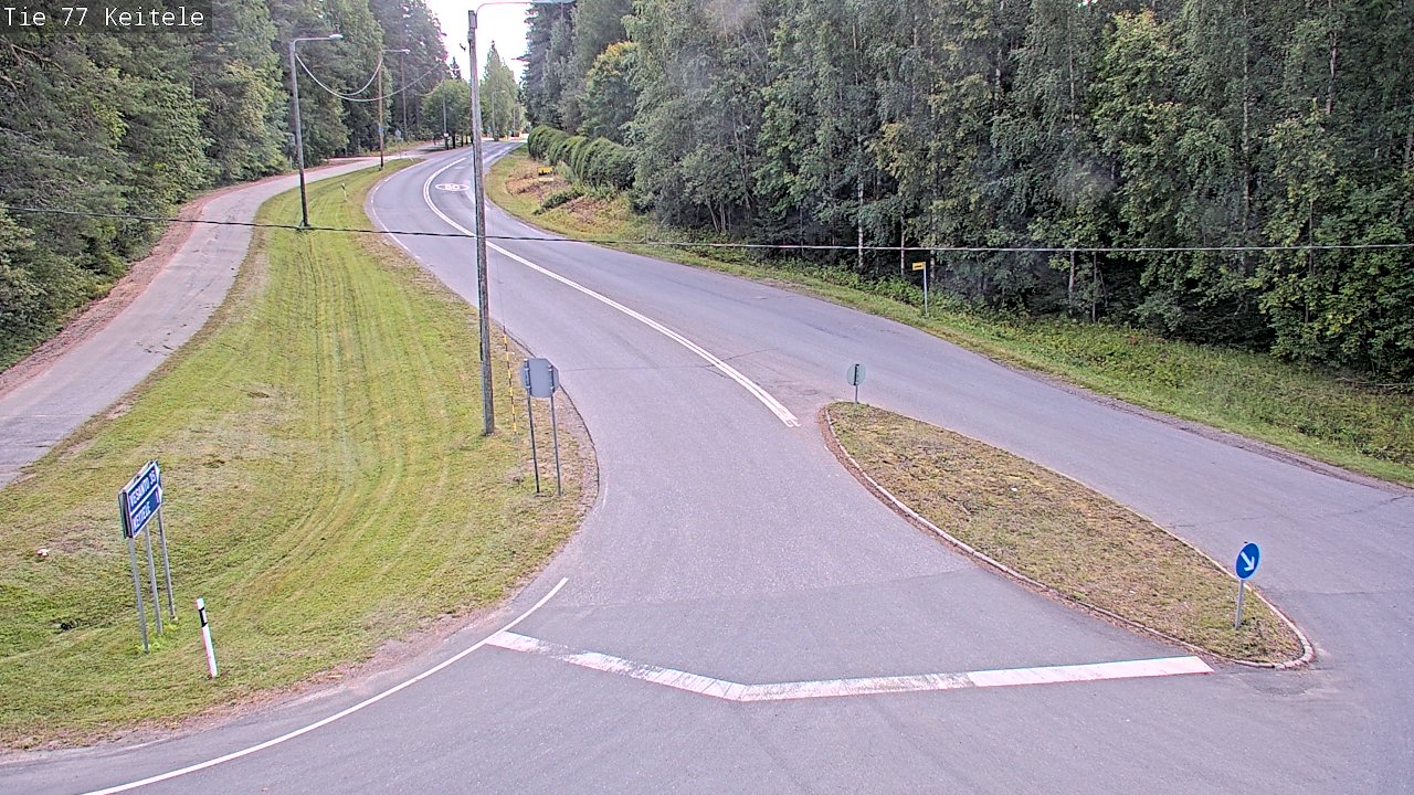 Weather Camera Image Väg 77 Keitele, Keitele, Pohjois-Savo