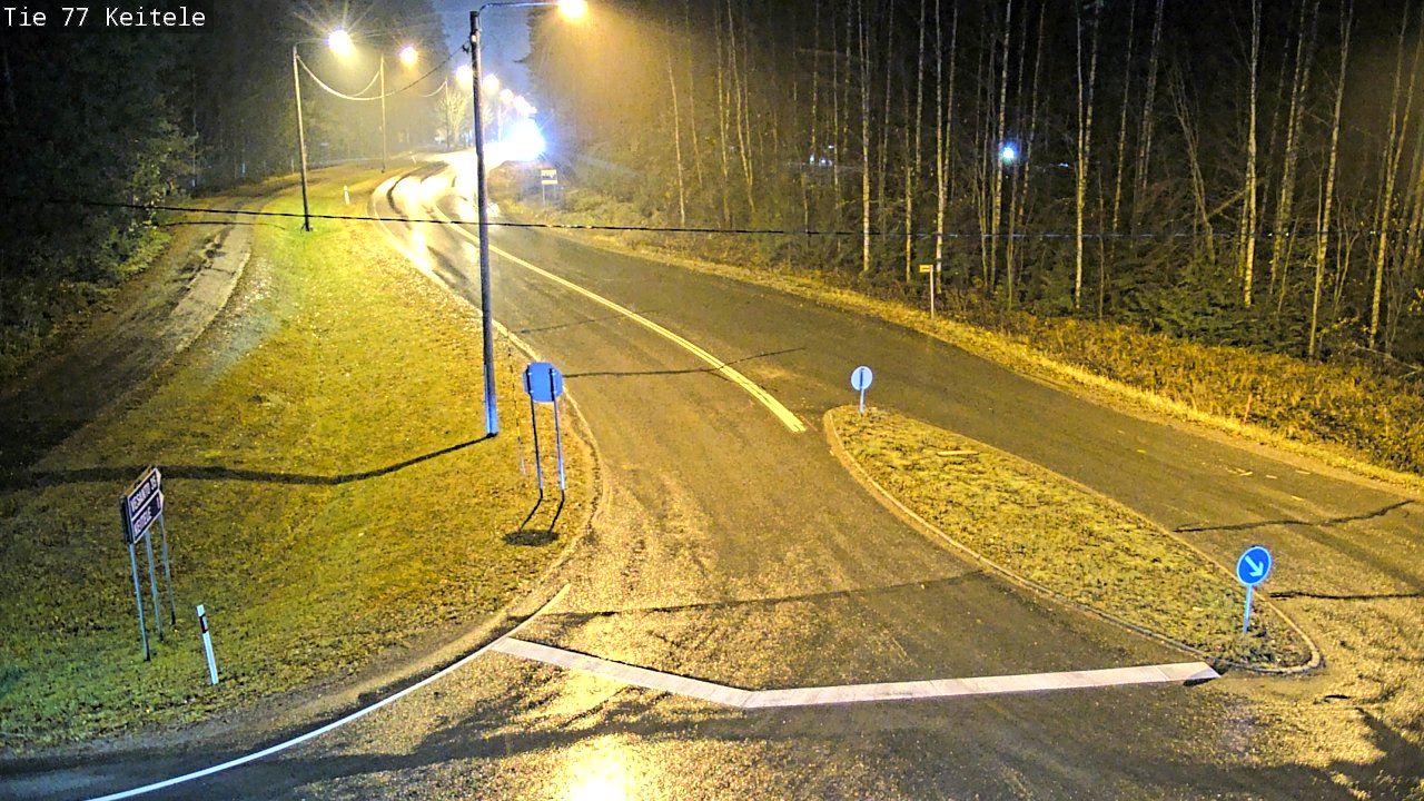 Weather Camera Image Väg 77 Keitele, Keitele, Pohjois-Savo