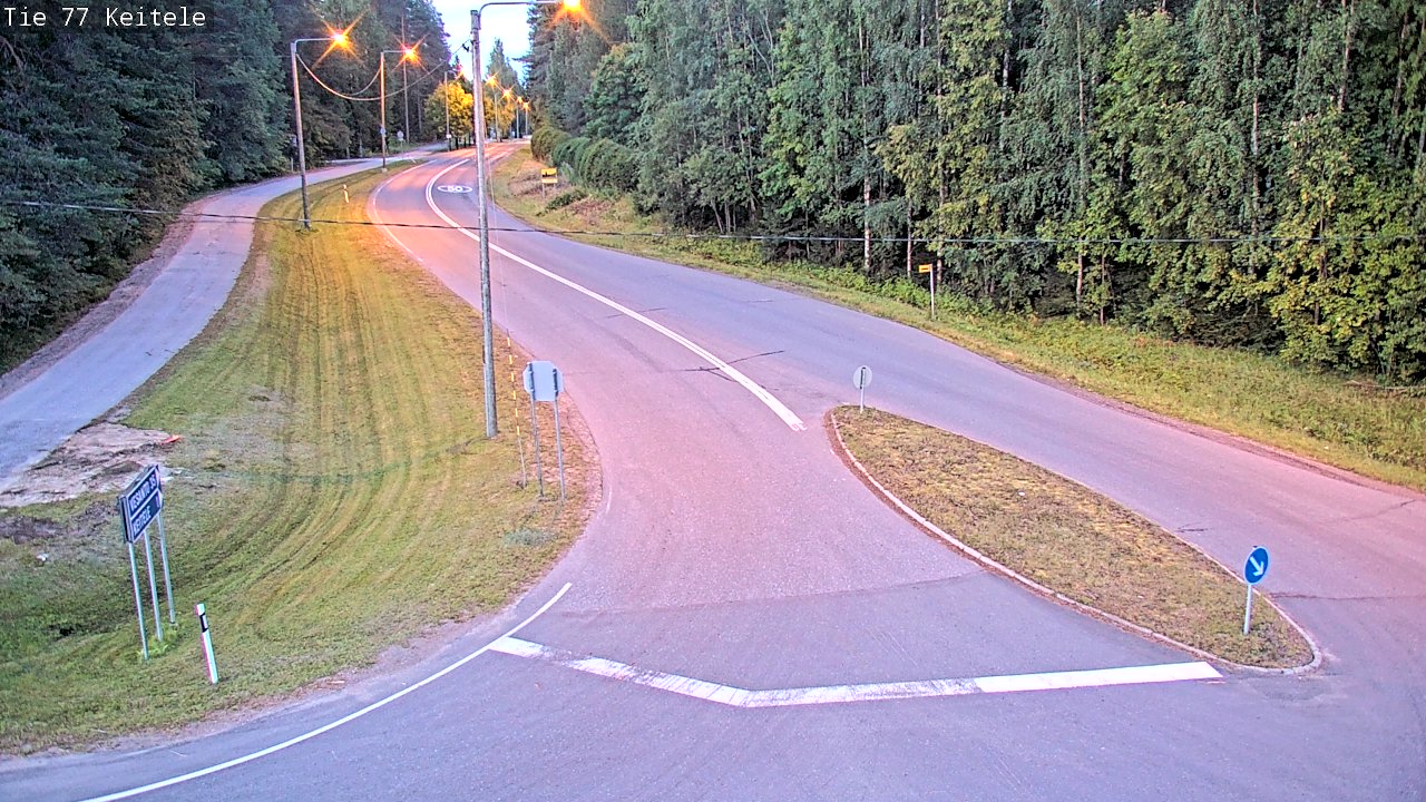 Weather Camera Image Väg 77 Keitele, Keitele, Pohjois-Savo