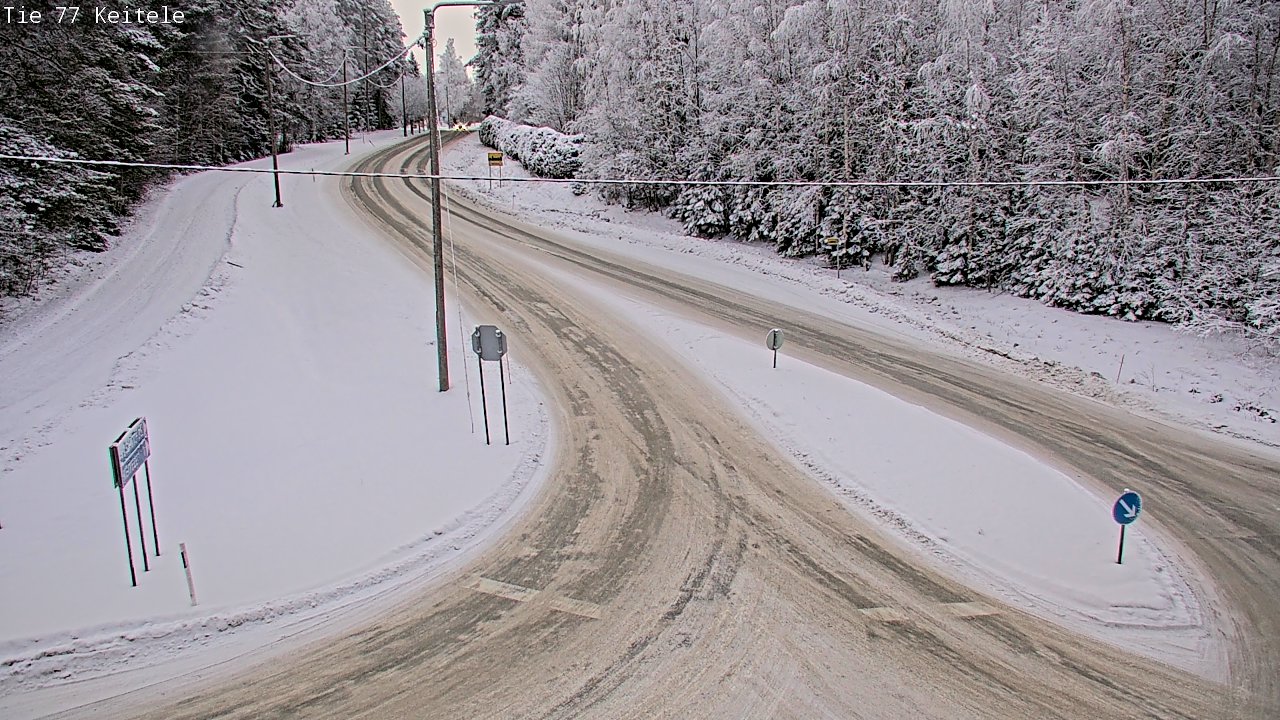 Weather Camera Image Väg 77 Keitele, Keitele, Pohjois-Savo