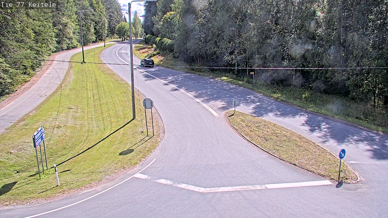 Weather Camera Image Väg 77 Keitele, Keitele, Pohjois-Savo
