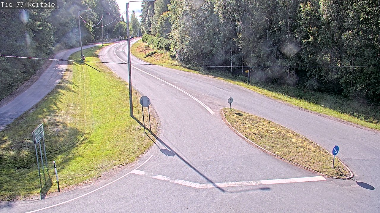 Weather Camera Image Väg 77 Keitele, Keitele, Pohjois-Savo
