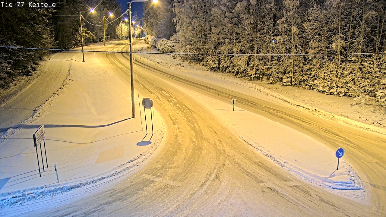 Weather Camera Image Väg 77 Keitele, Keitele, Pohjois-Savo