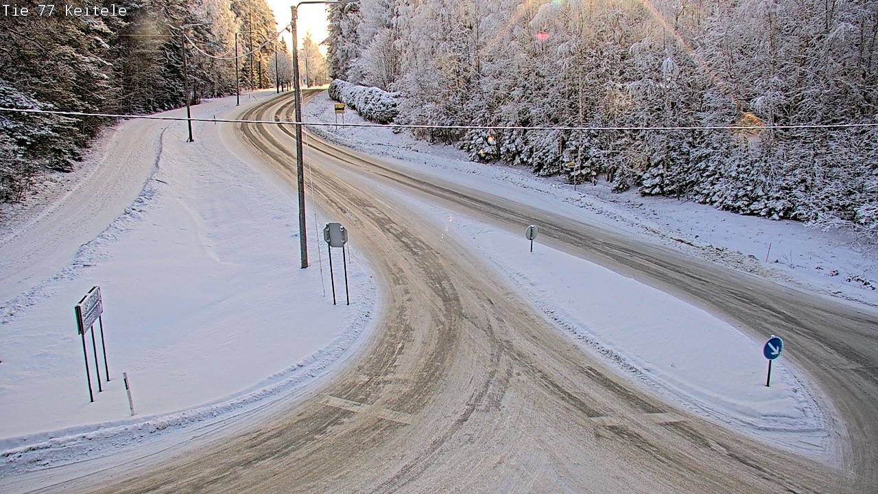 Weather Camera Image Väg 77 Keitele, Keitele, Pohjois-Savo
