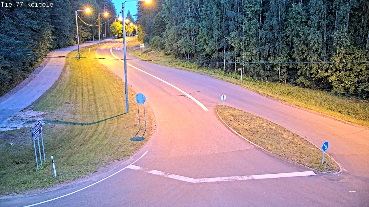 Weather Camera Image Väg 77 Keitele, Keitele, Pohjois-Savo
