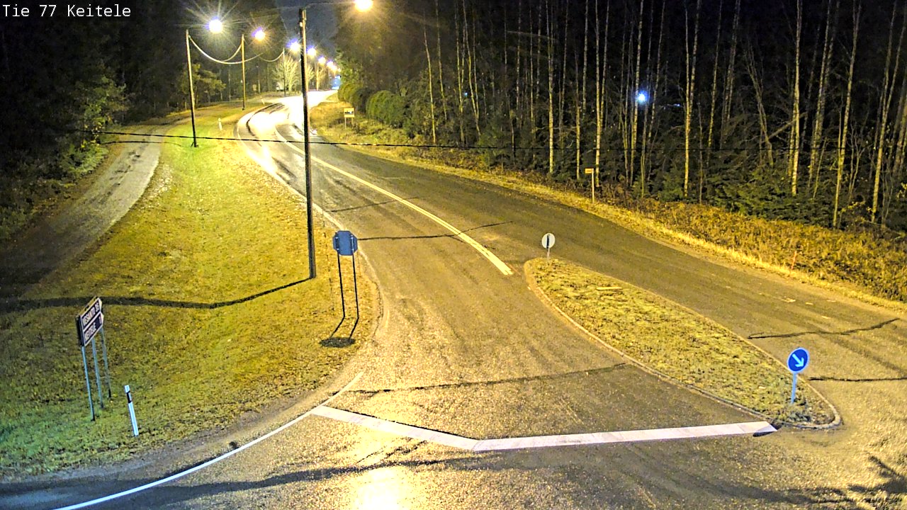 Weather Camera Image Väg 77 Keitele, Keitele, Pohjois-Savo
