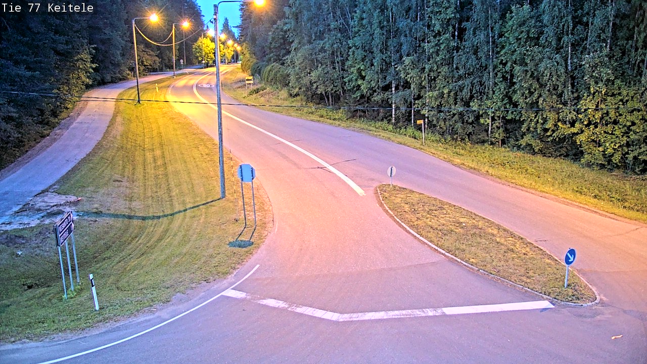 Weather Camera Image Väg 77 Keitele, Keitele, Pohjois-Savo