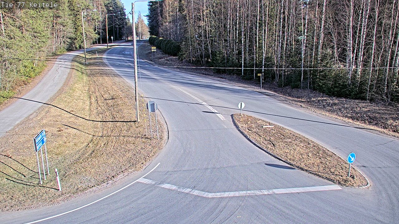 Weather Camera Image Road 77 Keitele, Keitele, Pohjois-Savo