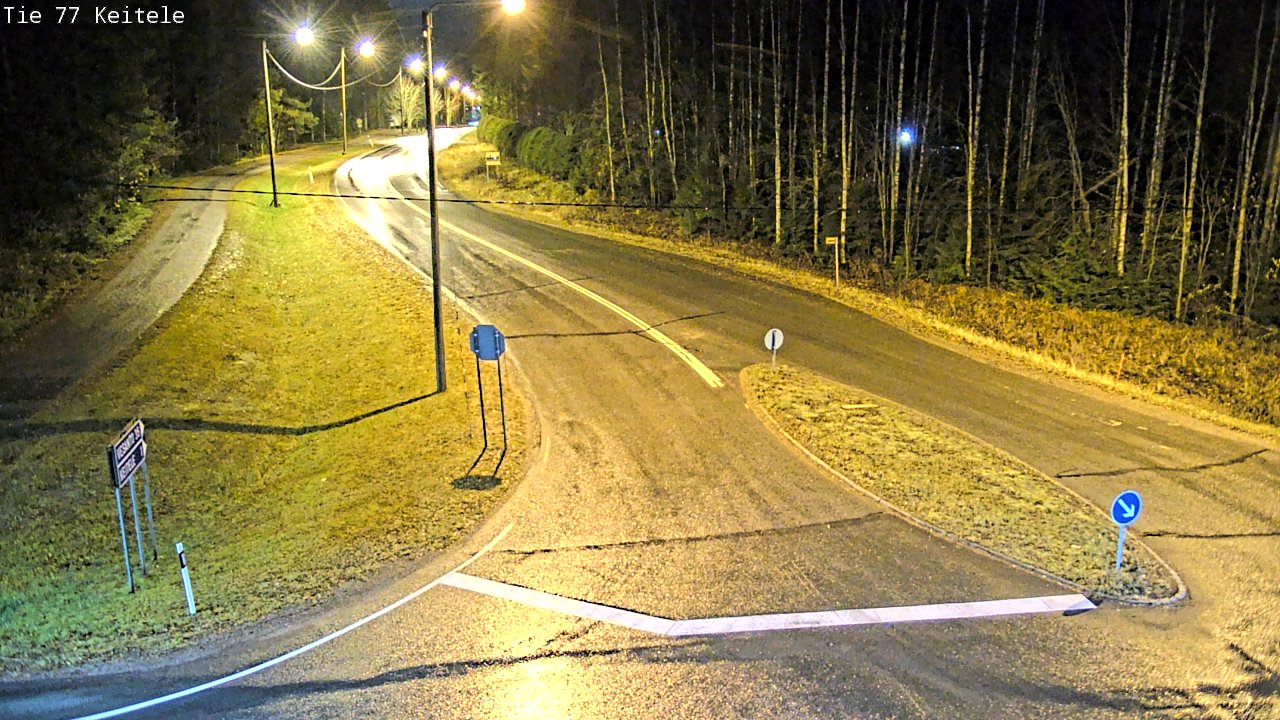 Weather Camera Image Road 77 Keitele, Keitele, Pohjois-Savo